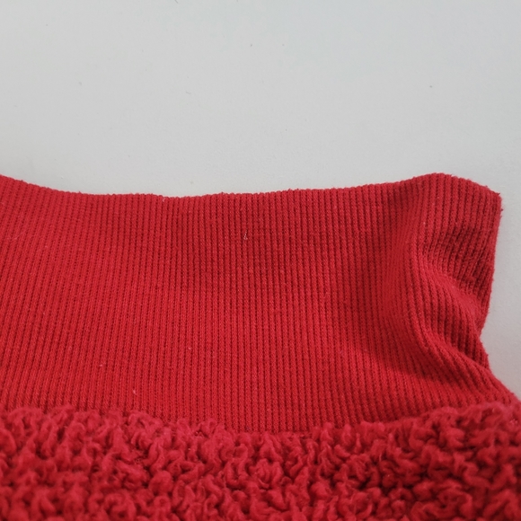 Womans Tommy Hilfiger Fuzzy Sweatshirt/Sweater top Embroidered Size Large - Picture 7 of 8